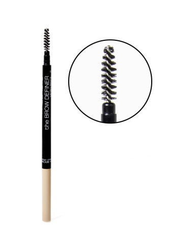 Lápiz Definidor de Cejas Palladio Beauty Marrón Ceniza