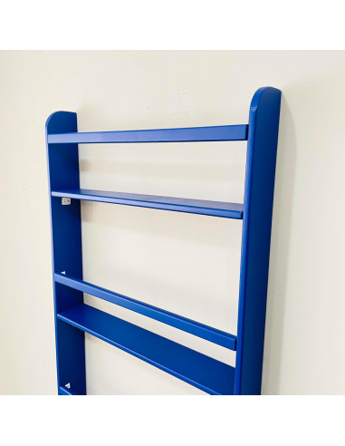 Estantería Montessori de Madera de Pino Azul 4 Niveles 121.9cm