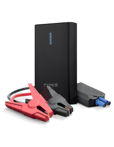 Arrancador de Coche Portátil TYPE S 1000A 8000mAh USB LED