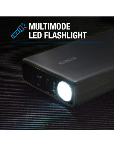 Arrancador de Coche Portátil TYPE S 1000A 8000mAh USB LED