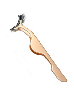 Pinzas para Pestañas Postizas EIAKE Doradas 10.5 cm