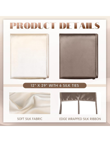 Sábanas de Cuna de Satén Hosuly 2 Pcs 74x30.5 cm Suaves