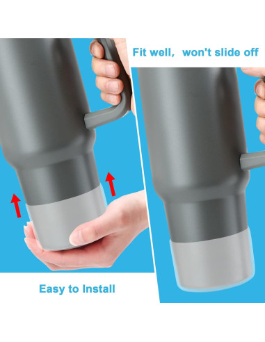 4 Botines de Silicona DGYJJZ para Stanley 40oz y 30oz