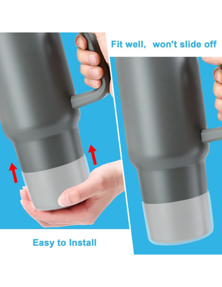 4 Botines de Silicona DGYJJZ para Stanley 40oz y 30oz