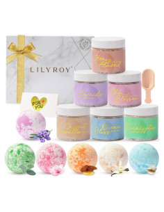 Kit de Spa LILY ROY con Sales y Bombas de Baño 14 Piezas