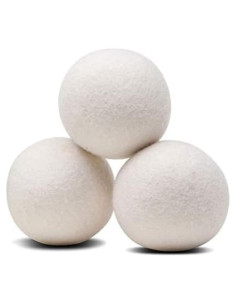 Pack de 3 Bolas de Secadora de Lana Mili Felt Ecológicas 7 cm