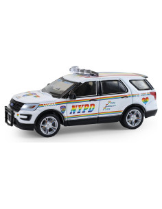 Modelo Diecast Greenlight 1:64 Interceptor Policía NYPD