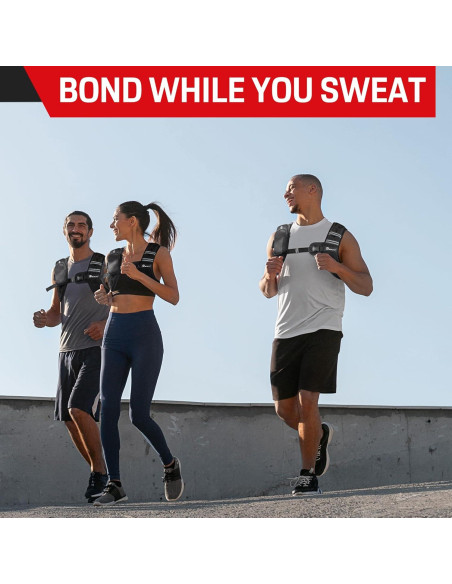 Chaleco con peso ajustable NEALFIT 2.27kg a 9.07kg para fitness