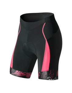 Pantalones Cortos de Ciclismo Santic para Mujeres con Almohadilla