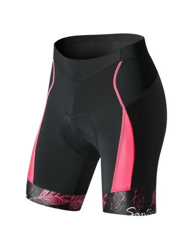 Pantalones Cortos de Ciclismo Santic para Mujeres con Almohadilla