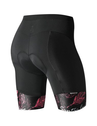 Pantalones Cortos de Ciclismo Santic para Mujeres con Almohadilla