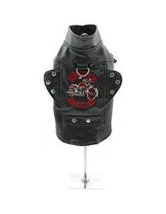 Chaqueta de Moto para Perros Doggie Design Biker Dawg Negro 2