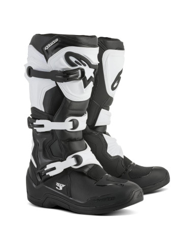 Botas de Motocross Alpinestars Tech 3 Talla 15 Negro/Blanco