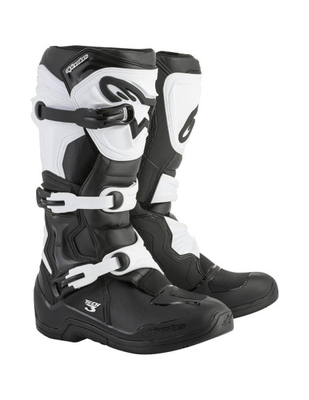 Botas de Motocross Alpinestars Tech 3 Talla 15 Negro/Blanco
