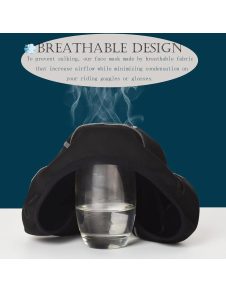 Gorro de Ciclismo Térmico Polar Unisex Calavera Negro