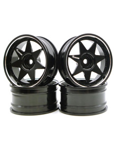 Neumáticos de Drift RC 1/10 Aluminio 4Pcs 52mm Tamiya Traxxas