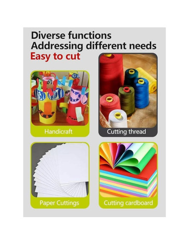 Tijeras de Seguridad para Niños ANJOBIBI 3-Pack Azul Bebé