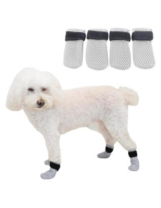 Botas Antirrasguños para Gatos HDKUW - Gris XL Ajustables