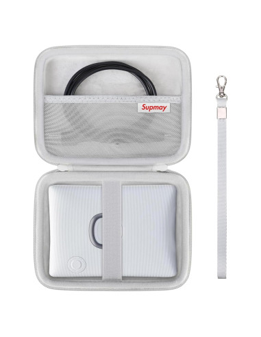 Funda Dura Supmay para Impresora Fujifilm Instax Square Link Gris