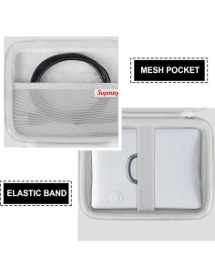 Funda Dura Supmay para Impresora Fujifilm Instax Square Link Gris 2
