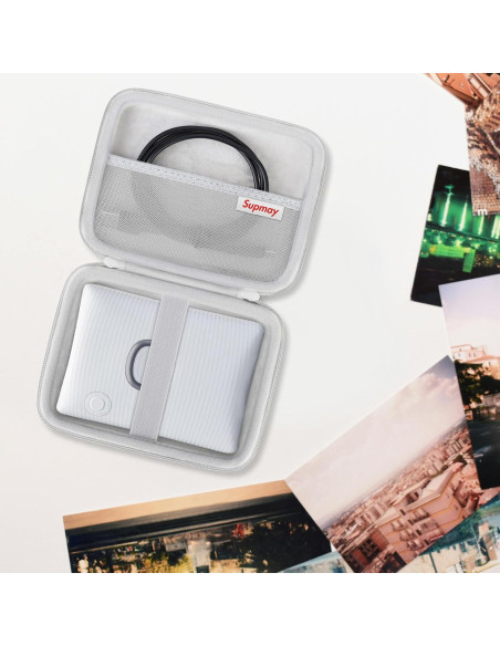 Funda Dura Supmay para Impresora Fujifilm Instax Square Link Gris