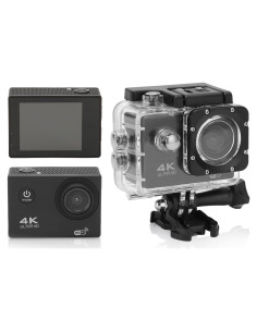 Cámara de Acción 4K Sanpyl 16MP Submarina 30m Pantalla 2"