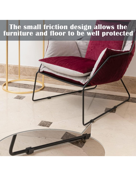 30 Tapas de Plástico Antideslizantes para Patas de Sillas 22mm