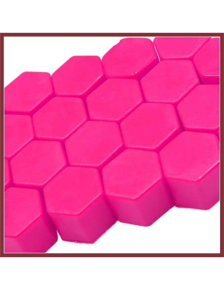 20 Tapas de Tornillo de Neumáticos HEROFFIX 19mm Silicona Rosa