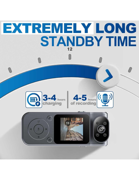 Cámara Corporal Mini Tauboly HM124BS4 1080P con Visión Nocturna