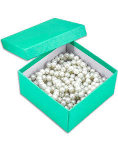 Cajas de Joyería de Cartón TheDisplayGuys - 100 Unidades 9.9x9.9x5.1cm 2