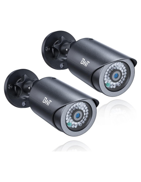 Cámara de Seguridad Falsa BNT Dummy 2 Paquete LED Roja