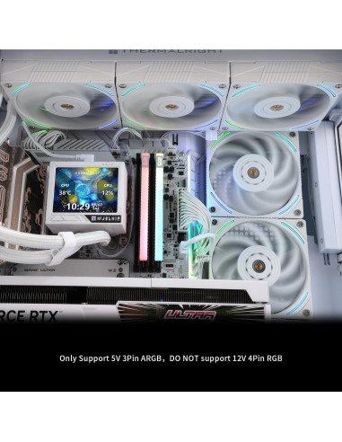 Enfriador AIO Thermalright Mjolnir Vision 360 ARGB Blanco