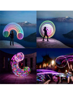 Aro de Ejercicio LED SIKWO 60cm para Niños y Adultos 2