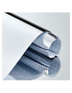 Pegatinas de Espejo Autoadhesivas Wenqik 30x200 cm Plata