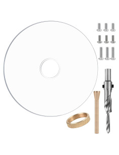 Placa Base Router YAIRMIS 6.5" Acrílico Transparente DIY