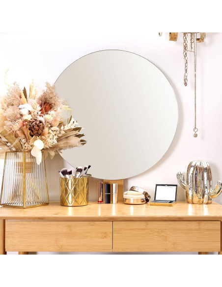 Pegatinas de Espejo Autoadhesivas Wenqik 30x200 cm Plata