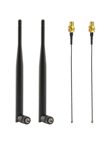 Antena LoRa 915MHz X~wind 3dBi Omni SMA + 2 Cables IPX 15cm