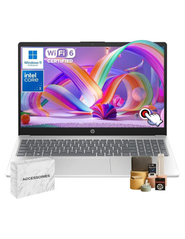 Laptop HP 15.6" Táctil - Intel i3-1315U, 64GB RAM, 2TB SSD