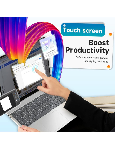 Laptop HP 15.6" Táctil - Intel i3-1315U, 64GB RAM, 2TB SSD