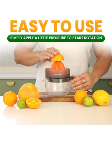 Exprimidor Eléctrico de Cítricos Primtronic 800 ml Auto-Reversa