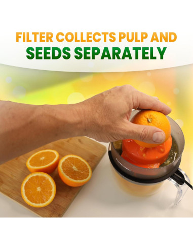 Exprimidor Eléctrico de Cítricos Primtronic 800 ml Auto-Reversa