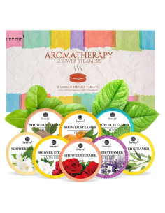 Juego de 8 Pastillas de Vapor Aromaterapia Deeegel - Spa en Casa