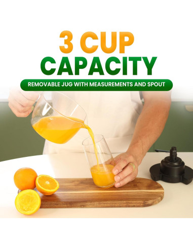 Exprimidor Eléctrico de Cítricos Primtronic 800 ml Auto-Reversa