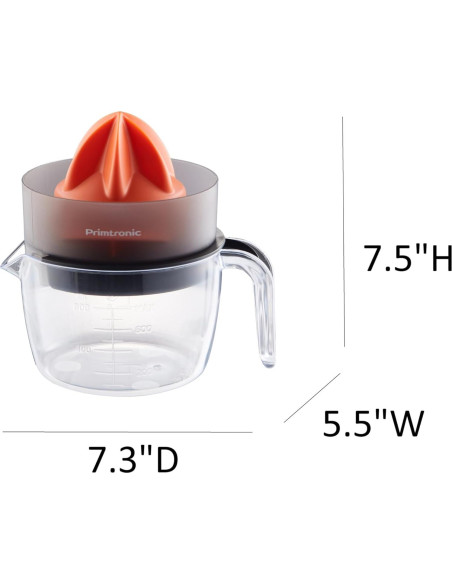 Exprimidor Eléctrico de Cítricos Primtronic 800 ml Auto-Reversa
