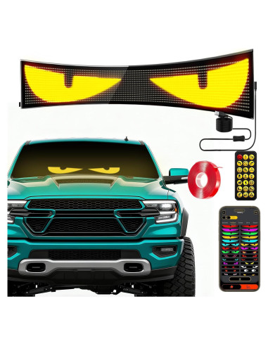 Luces LED Ojos del Diablo HCYHNB para Parabrisas 58.4cm