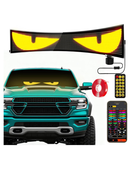 Luces LED Ojos del Diablo HCYHNB para Parabrisas 58.4cm