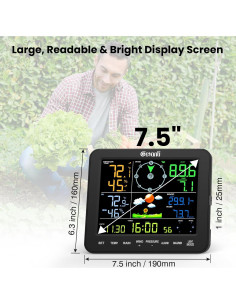 Estación Meteorológica Sainlogic SA8 con Pluviómetro y Velocímetro 2