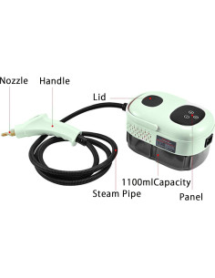 Limpiador a Vapor KZU HUI876 2500W 1100ml Alta Presión 2