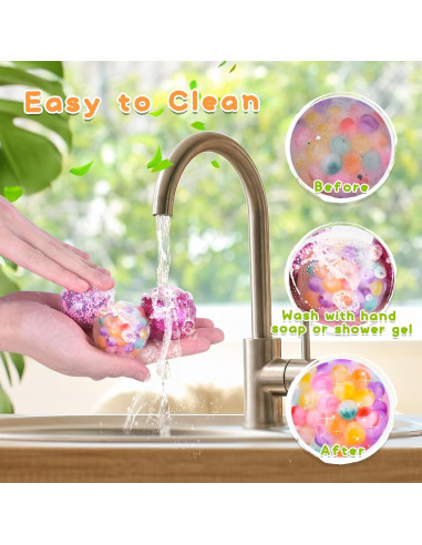 Pelotas Antiestrés Squishy LEEHUR - 14 Unidades, 5-6 cm