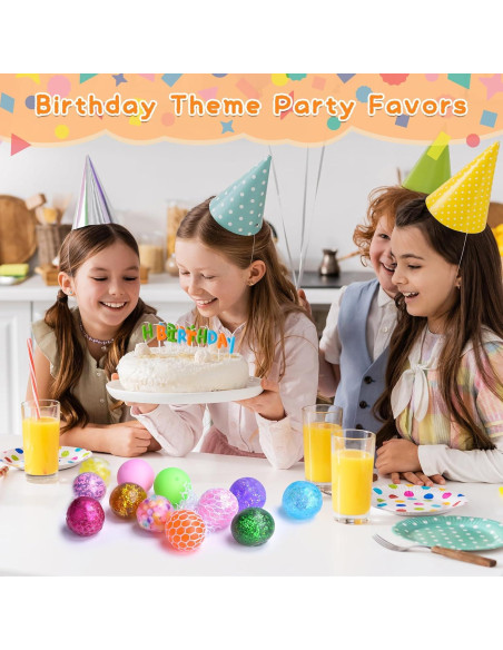 Pelotas Antiestrés Squishy LEEHUR - 14 Unidades, 5-6 cm